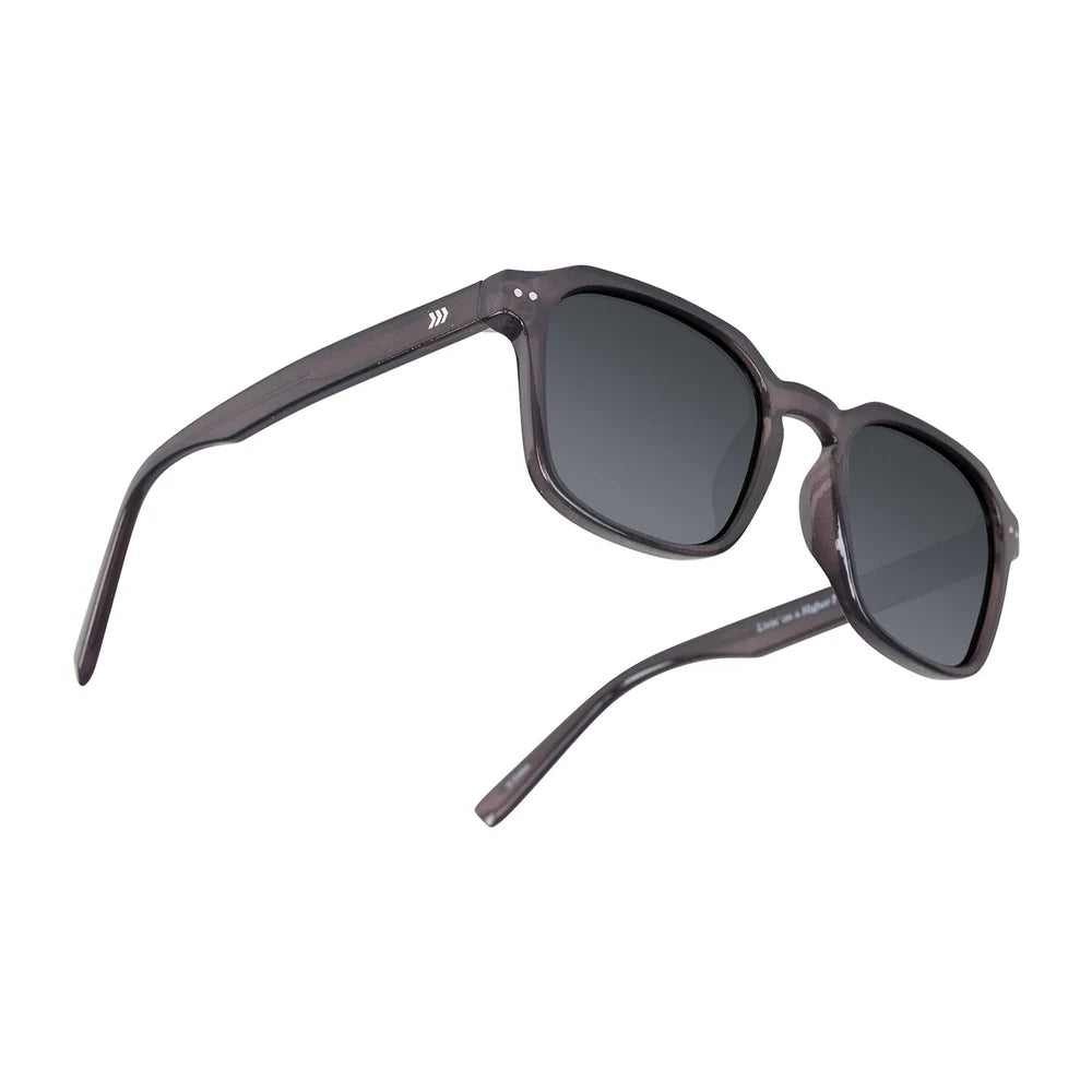 Cassette Optics Octave Sunglasses - Midnight Grey / Polarized Smoke Lens
