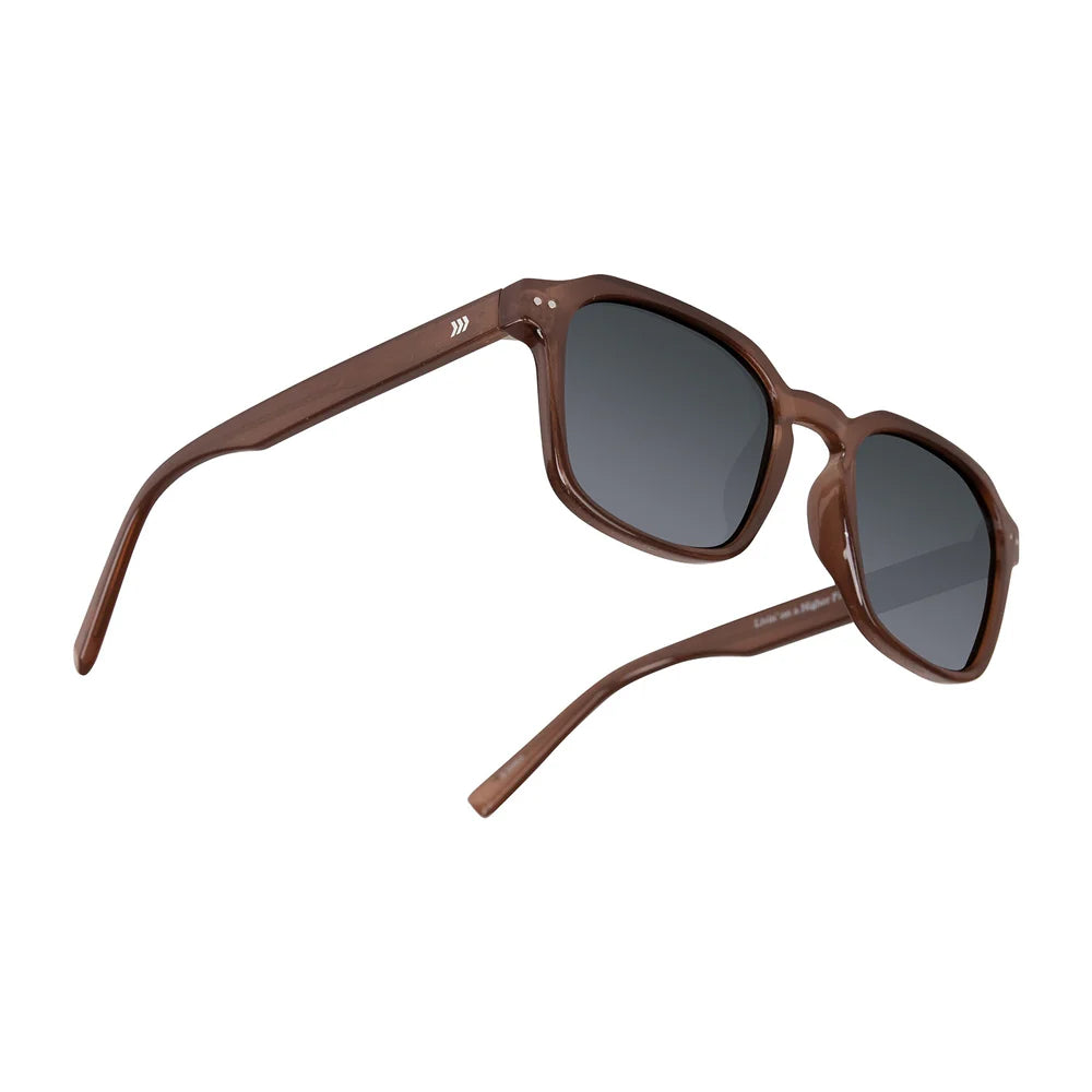 Cassette Optics Octave Sunglasses - Desert Clay / Polarized Smoke Lens