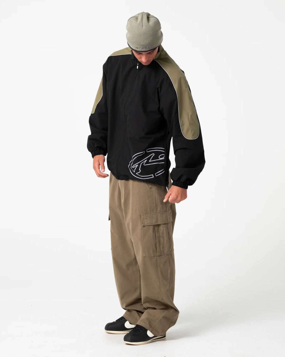 Rusty Frontline Track Jacket - Black