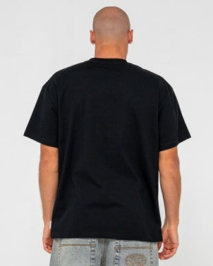 Rusty Phone a Friend Short Sleeve Tee - Black