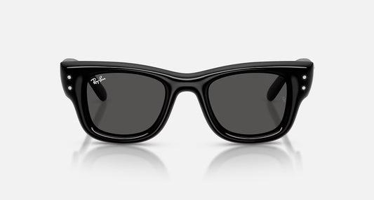 Wayfarer Puffer 47 Black & Strass W/ Dark Grey Lens