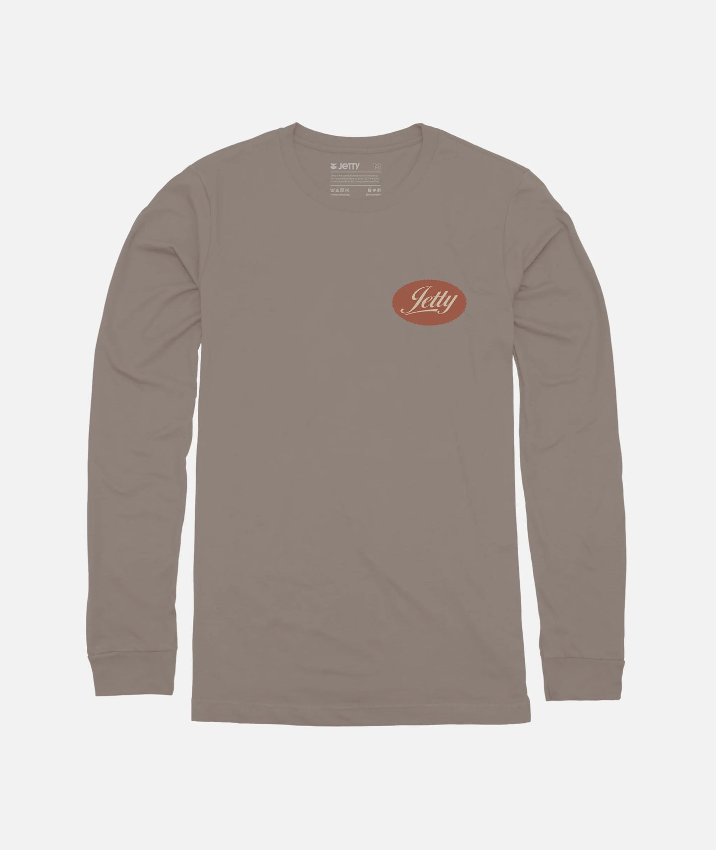 Quack Long Sleeve LS Tee - Cinder