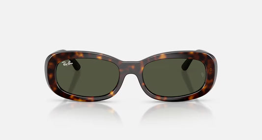 RB2221 Polished Havana w/ Green Lens