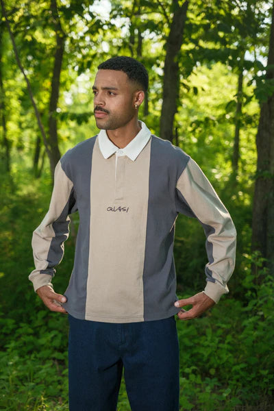 Quasi Ruck L/S Rugby Shirt - Navy