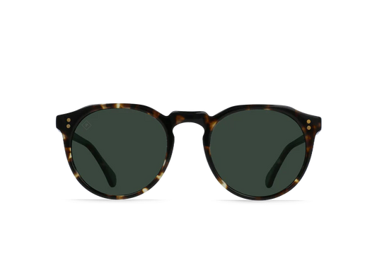 Remmy 49 Brindle Tortoise / Green Polarized Lens