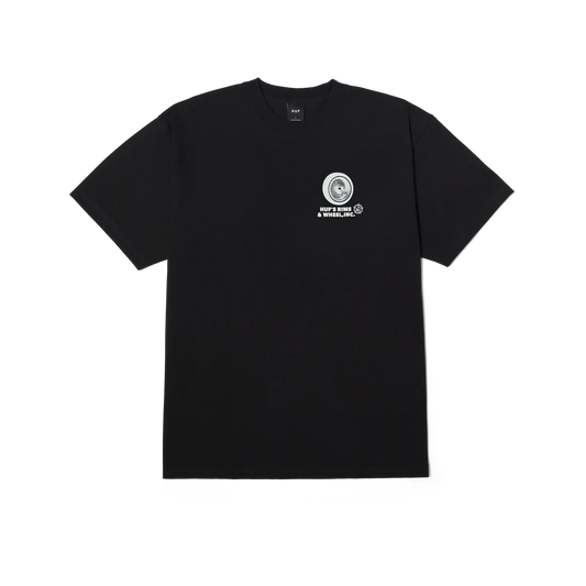 HUF Rim & Wheel Inc Tee - Black