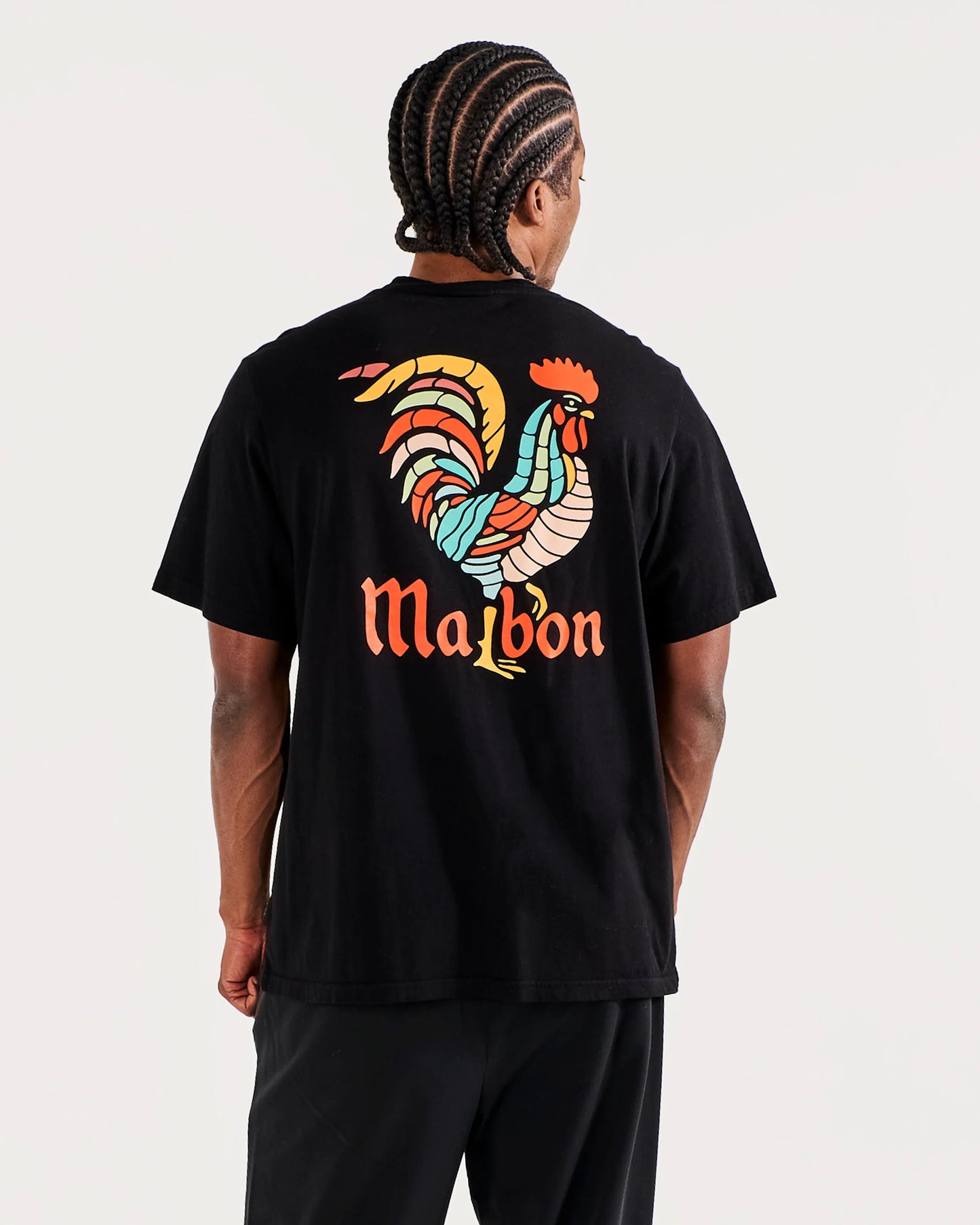 Bermuda Rooster SS Short Sleeve Tee - Black