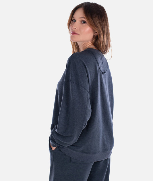 Rosewood Crewneck Sweatshirt - Navy