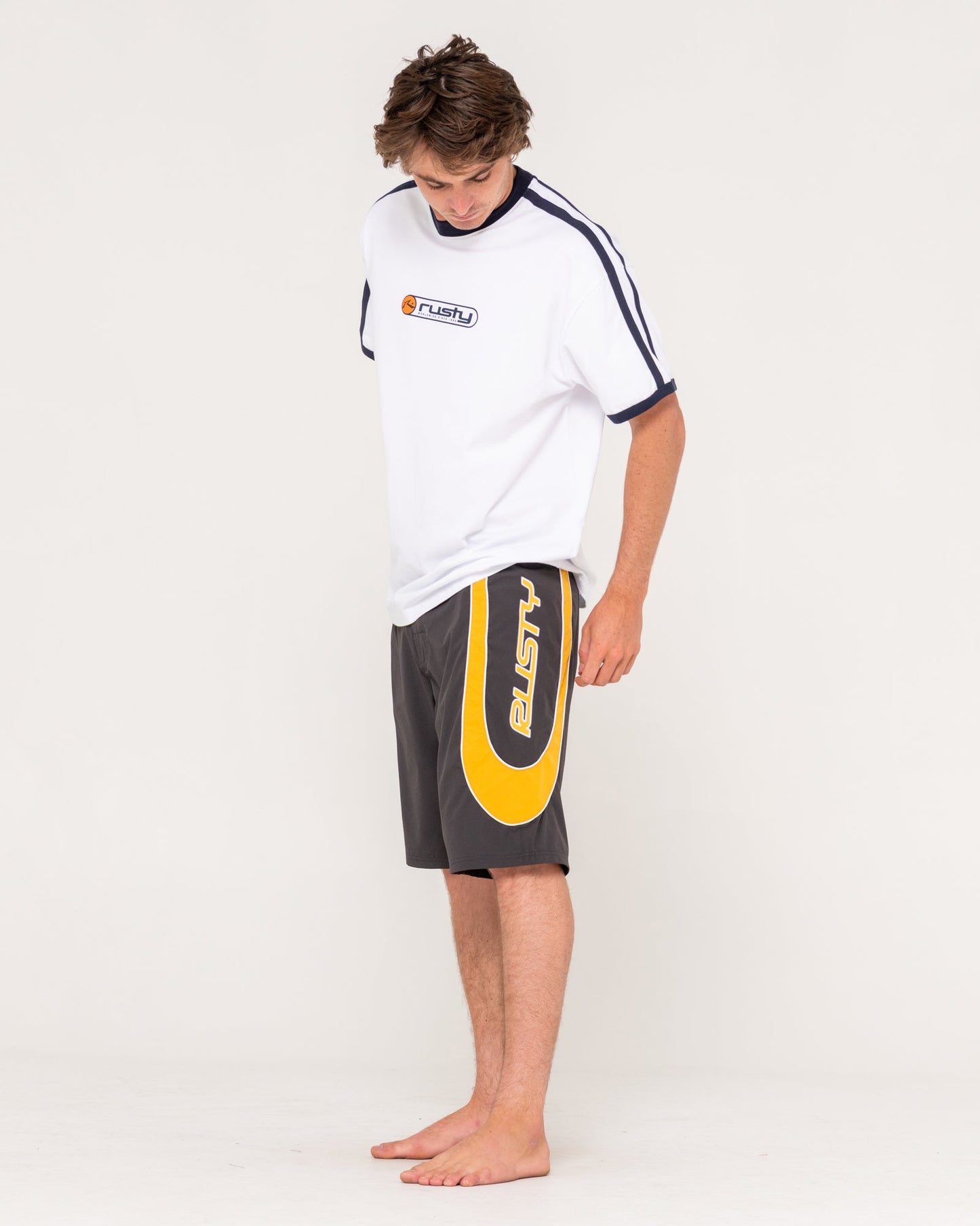 Rusty Charger Boardshort - Coal