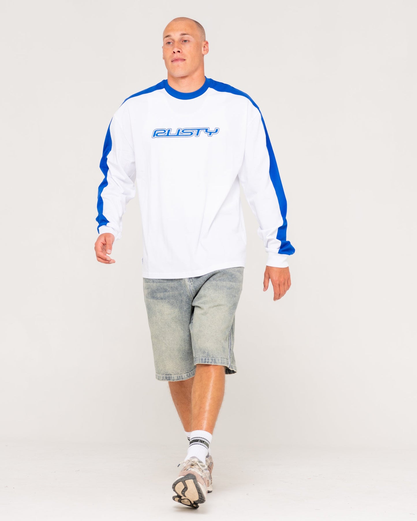 Rusty Dogtown Long Sleeve Tee - White 2