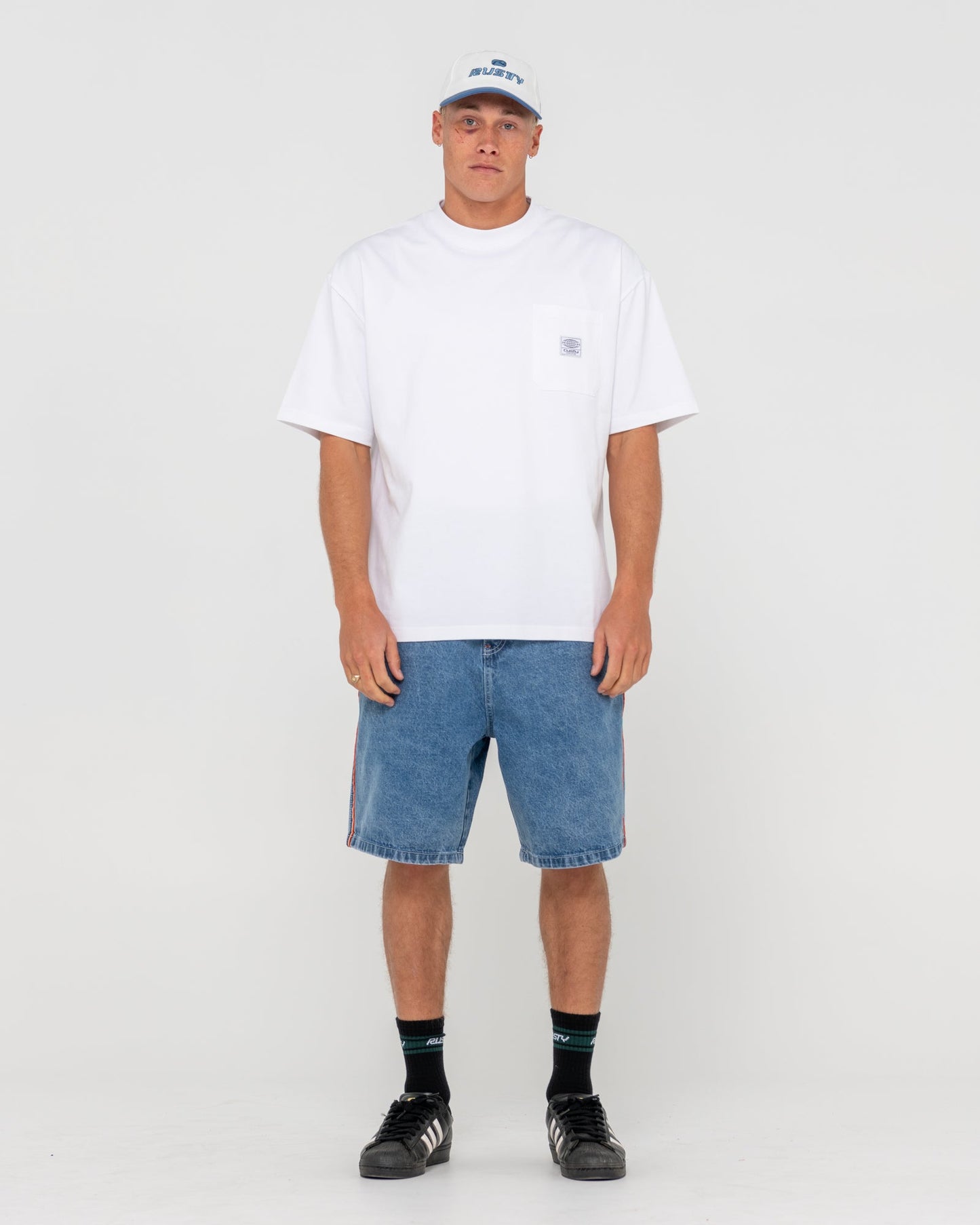 Rusty Flip Daddy 2.0 Jort - Middy Blue