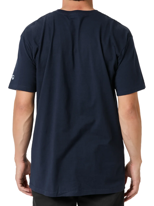 Spitfire x April Chrome Rose Bighead Short Sleeve Shirt - Navy