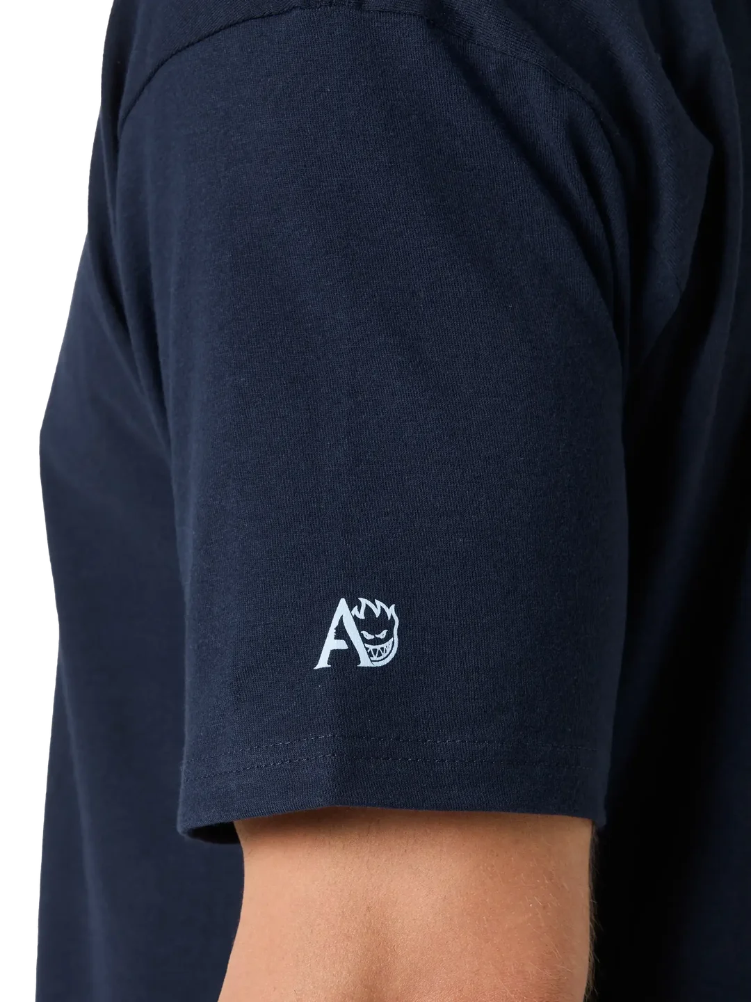 Spitfire x April Chrome Rose Bighead Short Sleeve Shirt - Navy
