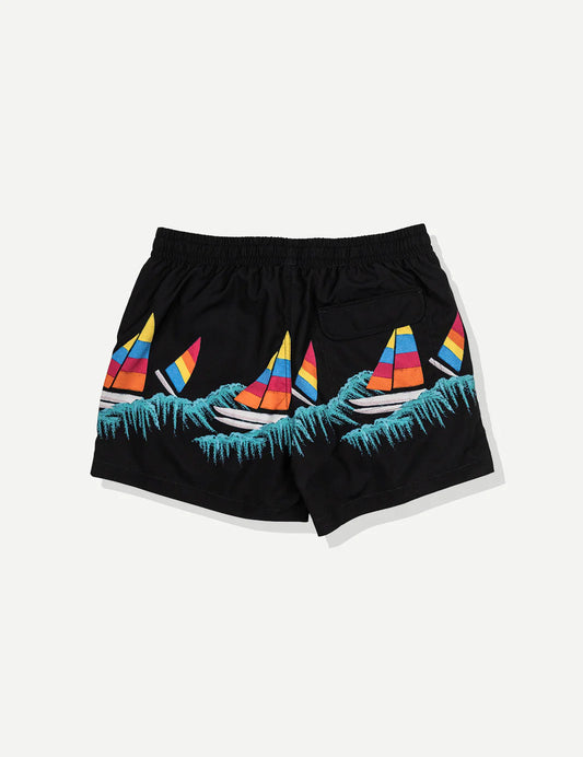 Duvin Sailing Swim Short - Black