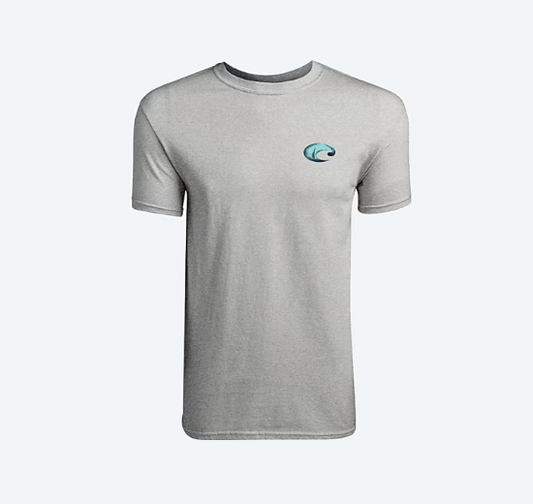 Costa Surface Shark Tee - Heather Gray