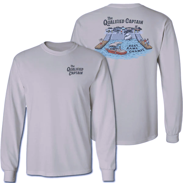 Boat Ramp Champ L/S Tee - Sandstone