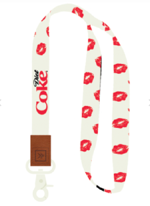 Diet Coke Kiss- Neck Lanyard