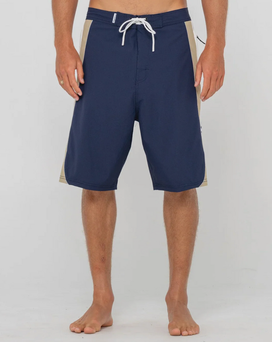 Power-Wing Fixed Waist Boardshort - Navy Blue