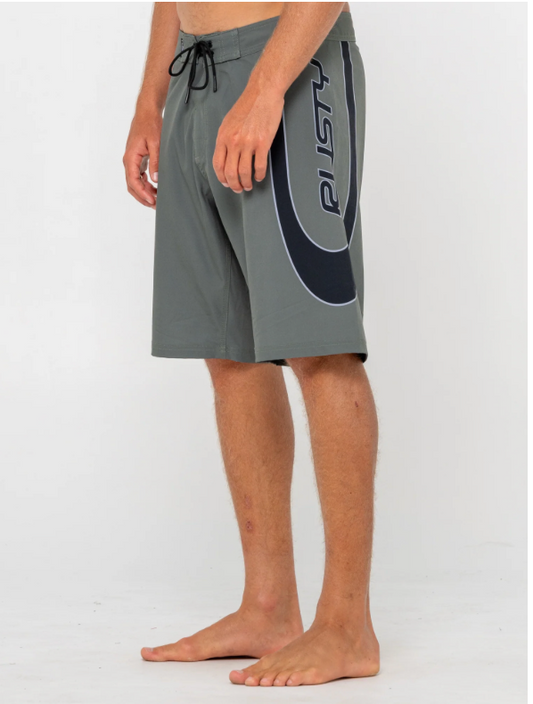Charger Fixed Waist Boardshort - Army Green