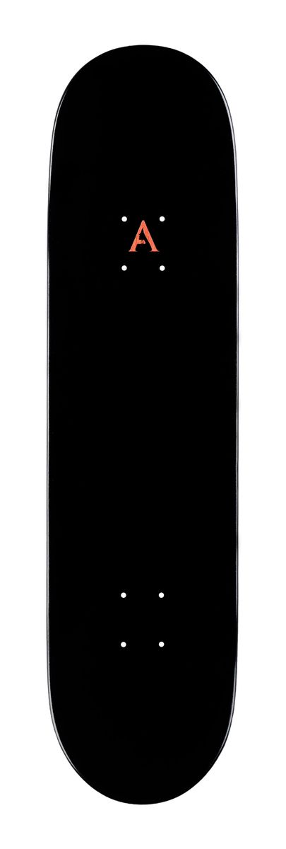 April Skateboards Shane O'Neill Full Dead Black Dip Dye Deck 8.0