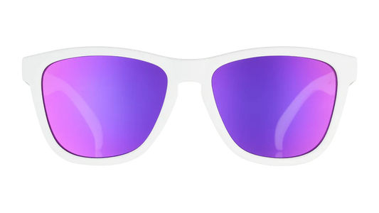 goodr OG Side Scroll Eye Roll Sunglasses - White