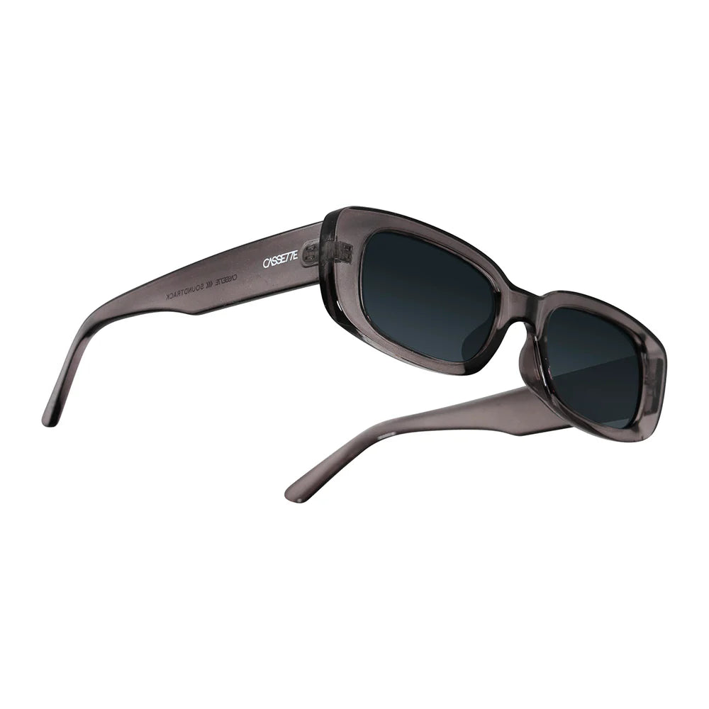 Cassette Optics Soundtrack Sunglasses - Charcoal / Smoke Lens