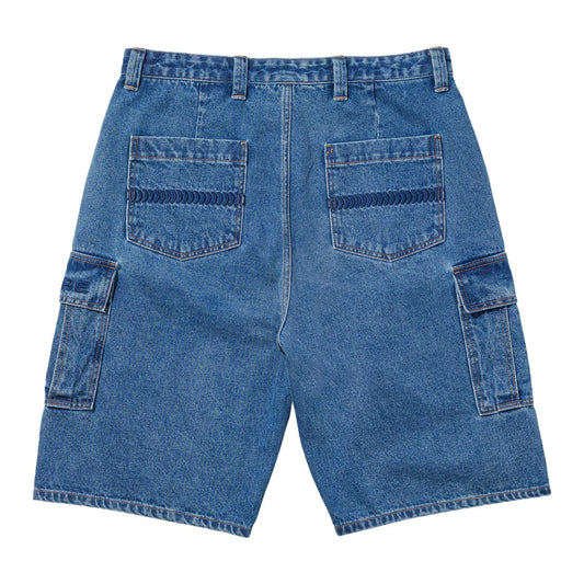 Spitfire Classic '87 Denim Cargo Shorts - Light Stone Wash