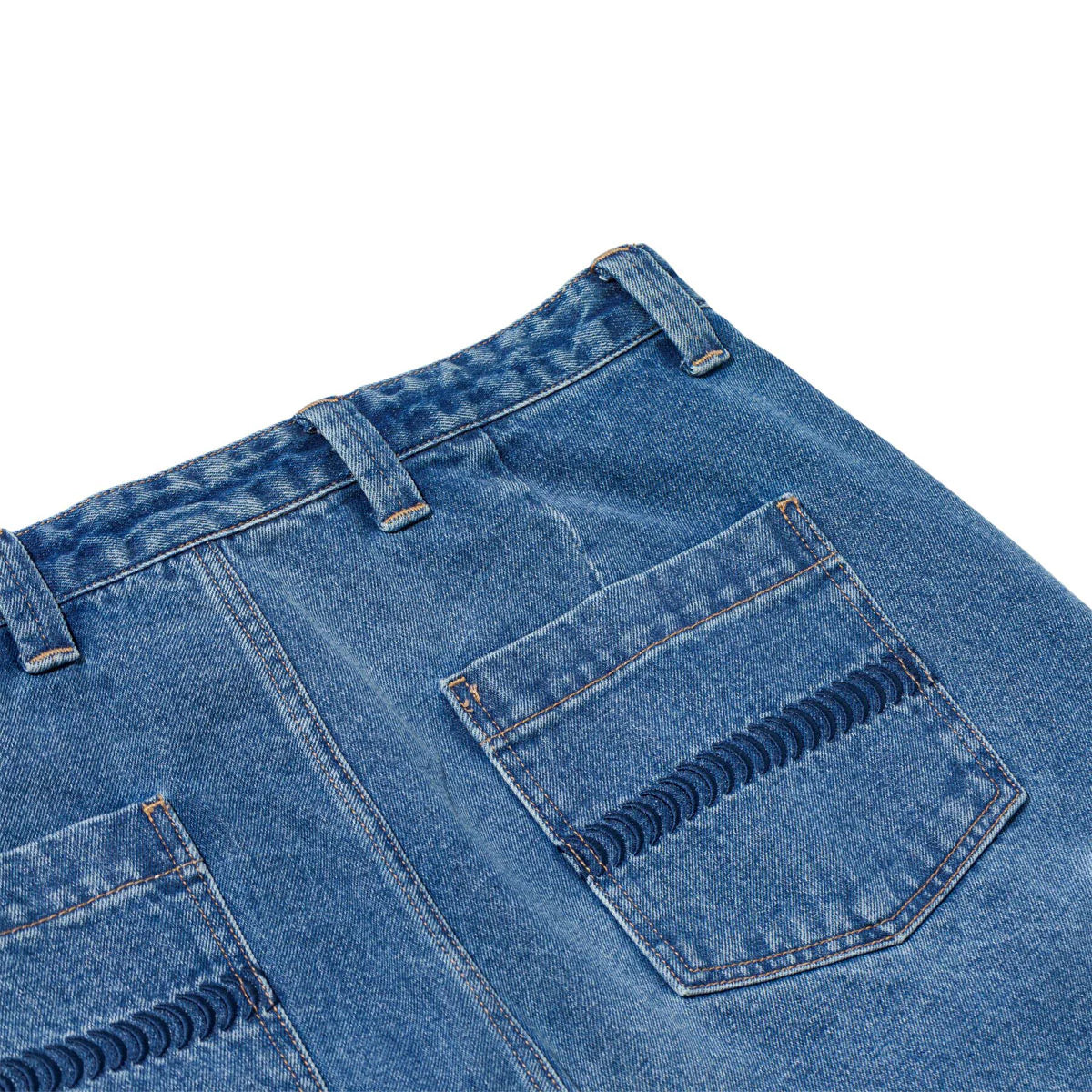 Spitfire Classic '87 Denim Cargo Shorts - Light Stone Wash