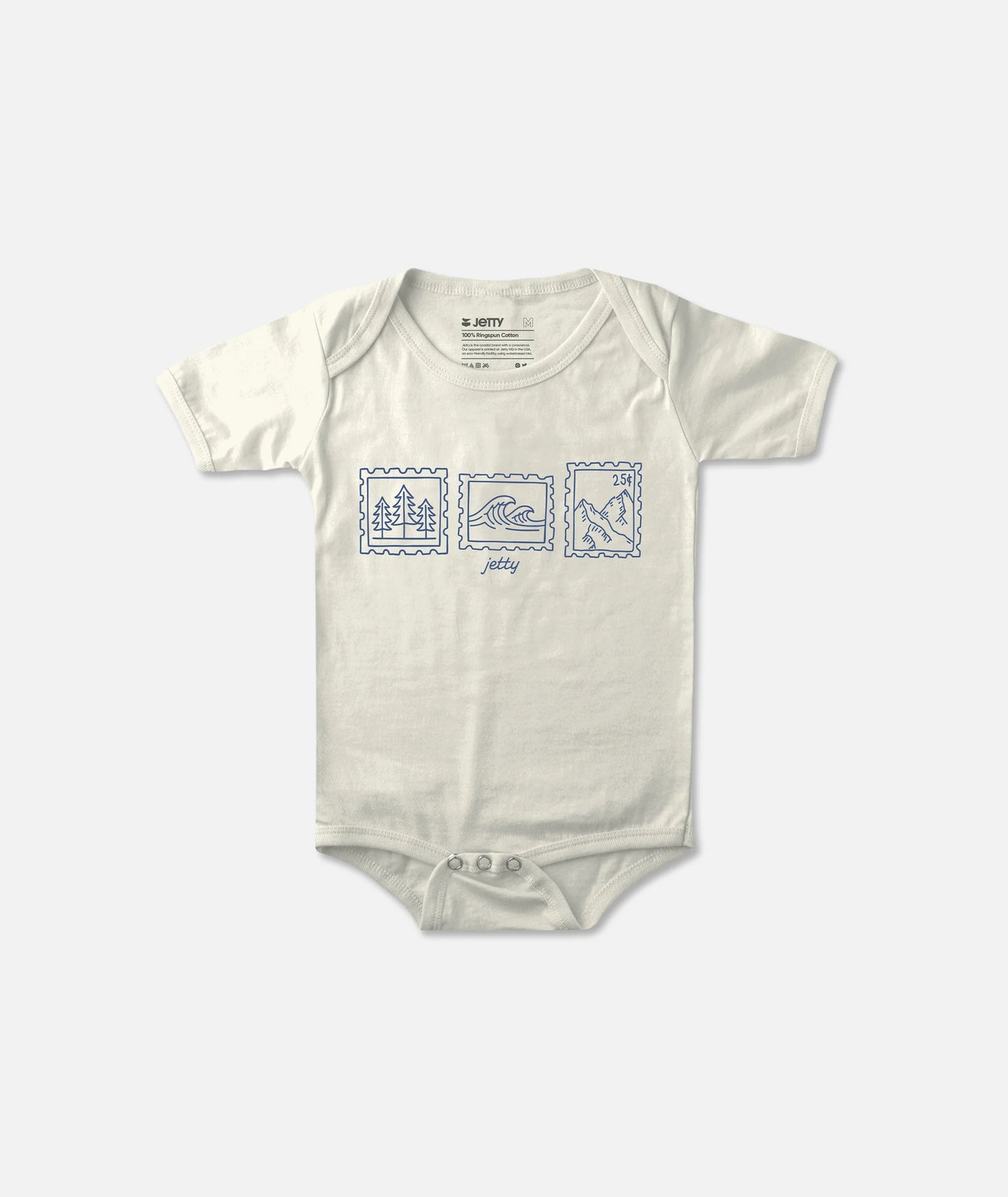 Stamps Bodysuit - Natural