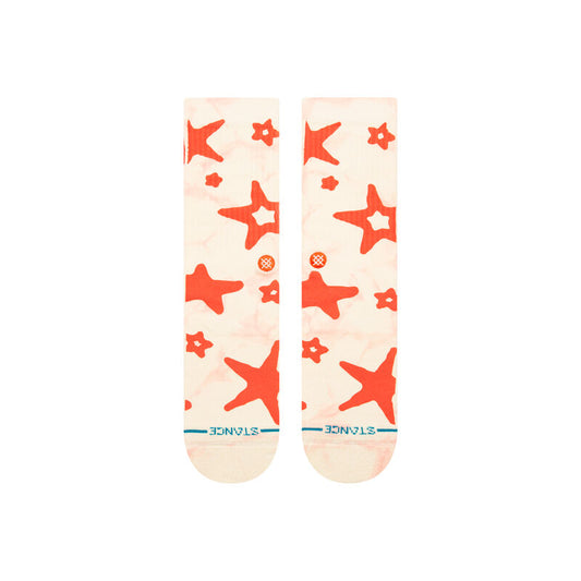 Starry Eyed Crew Socks - Cream