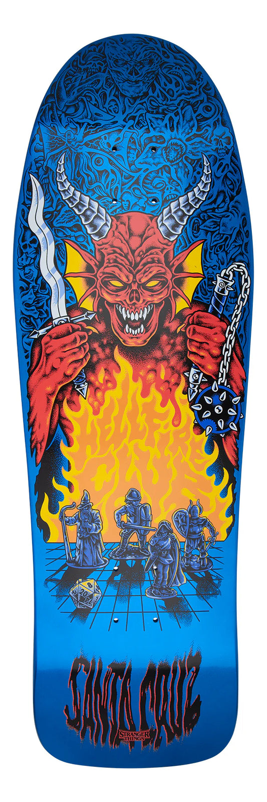 Santa Cruz x Stranger Things Tom Knox Hellfire Pit Deck 10.07