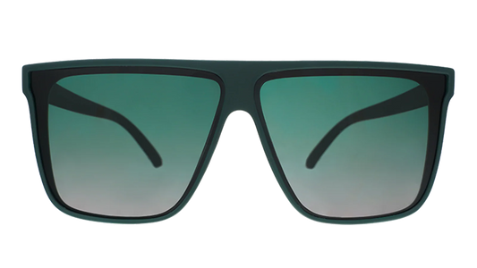 goodr Fly G Tends to Get Noticed Sunglasses - Dark Green