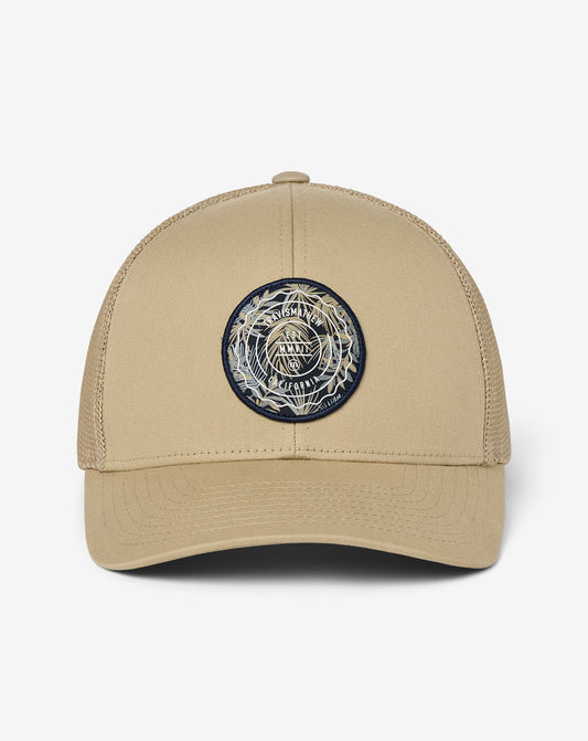 The Patch Floral Snapback Hat - Weathered Teak