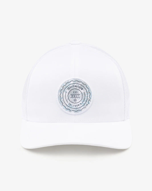 The Patch Floral Snapback Hat - White