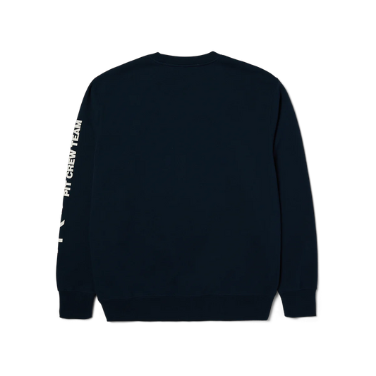HUF x TRD Toyota Racing Development Pit Crew Crewneck Sweatshirt - Navy