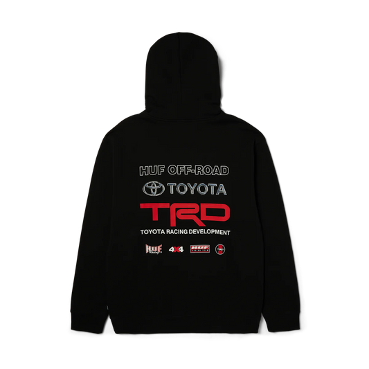 HUF x TRD Toyota Racing Development Team 4x4 P/O Hoodie - Black