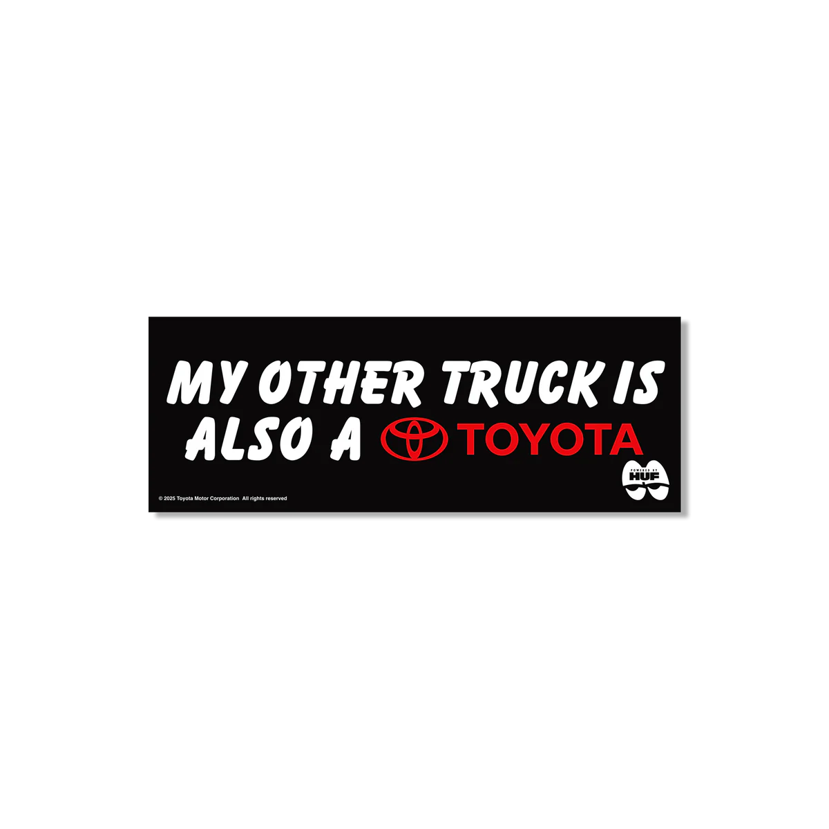 HUF x TRD Toyota Racing Development Bumper Sticker
