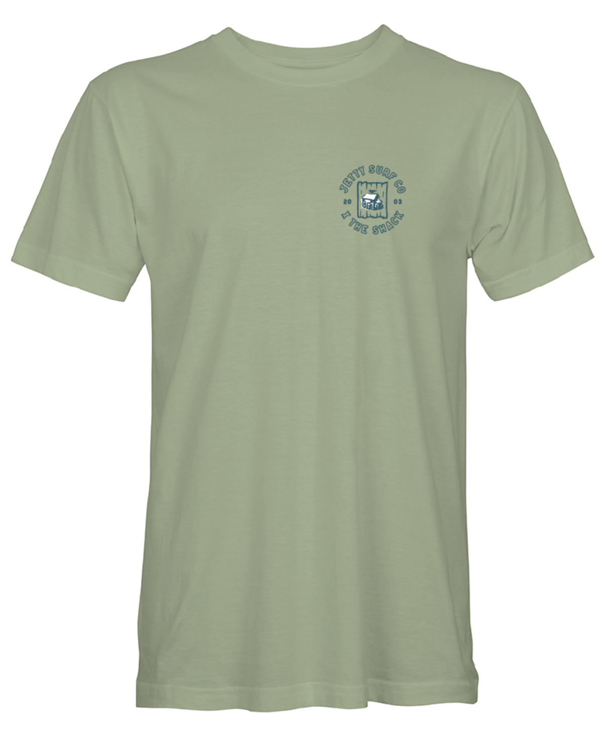 Surf Shack X Jetty Curl to Coping Tee - Sage Green