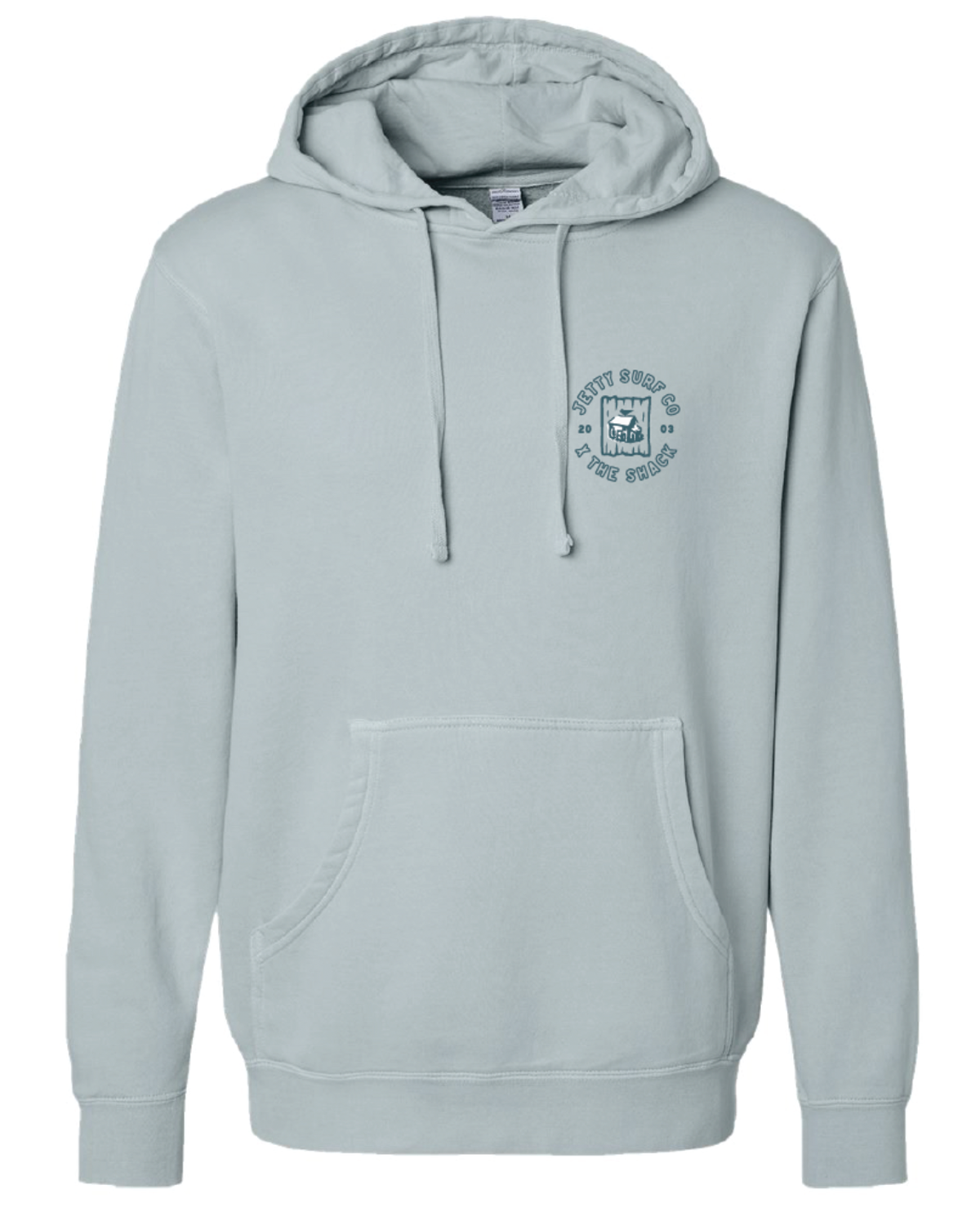 Surf Shack X Jetty Curl to Coping Hoodie - Sage Green
