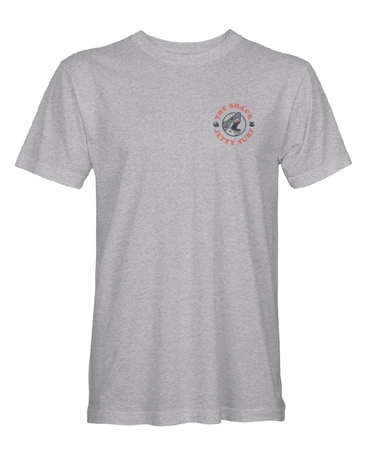 Surf Shack x Jetty Down the Hatch Tee - Heather Grey