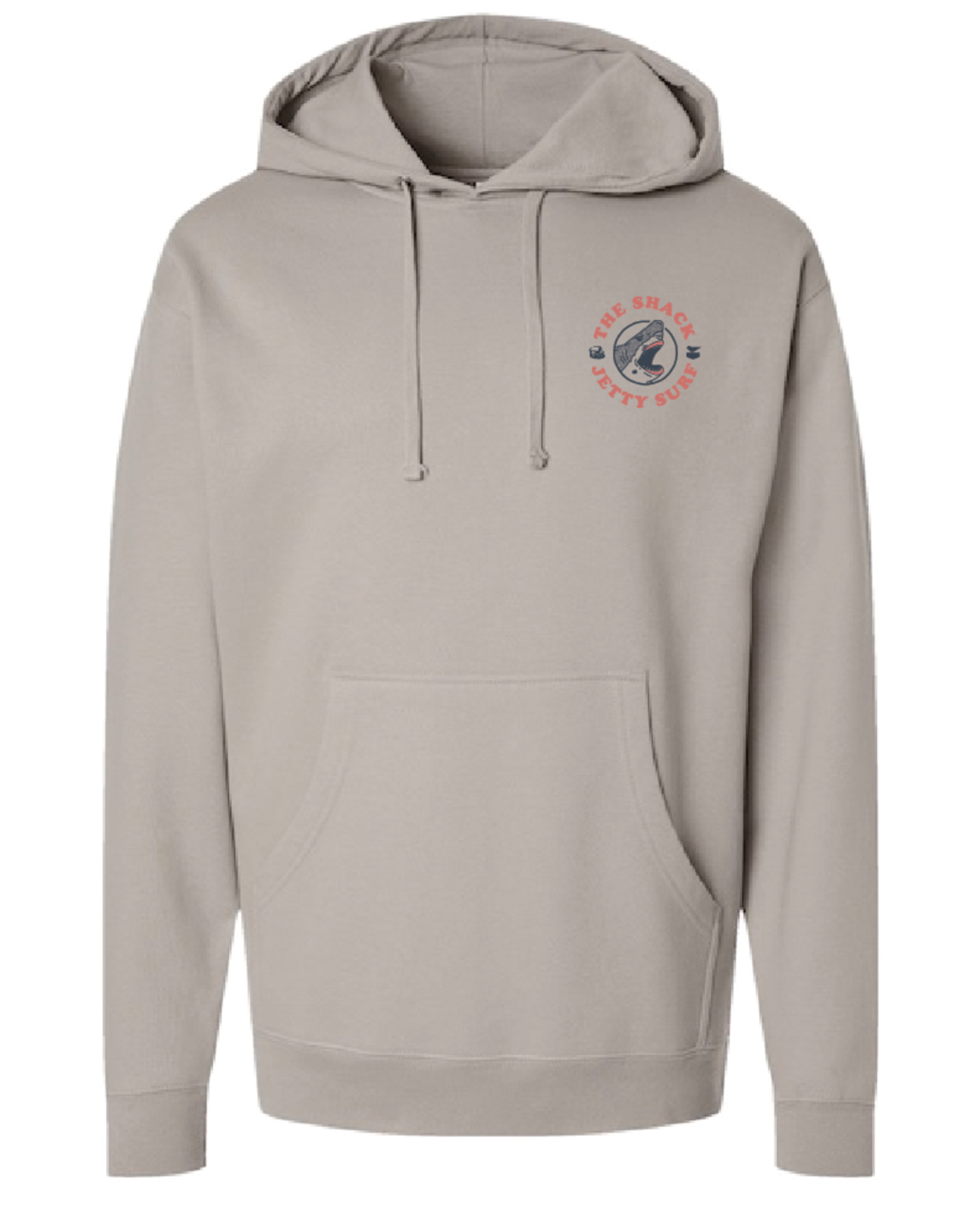 Surf Shack X Jetty Down the Hatch Hoodie - Cement