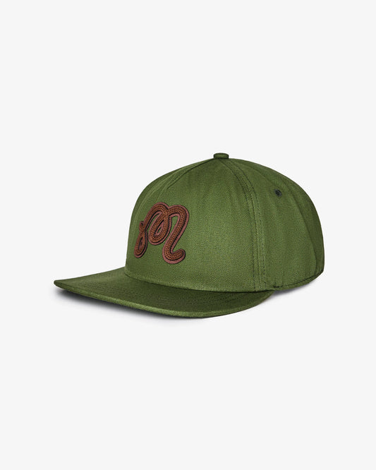 Malbon Velasco Snapback Hat - Chive