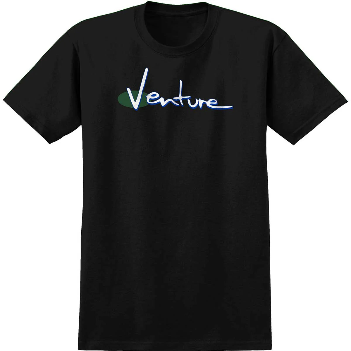Venture 90's S/S Tee - Black / White / Blue