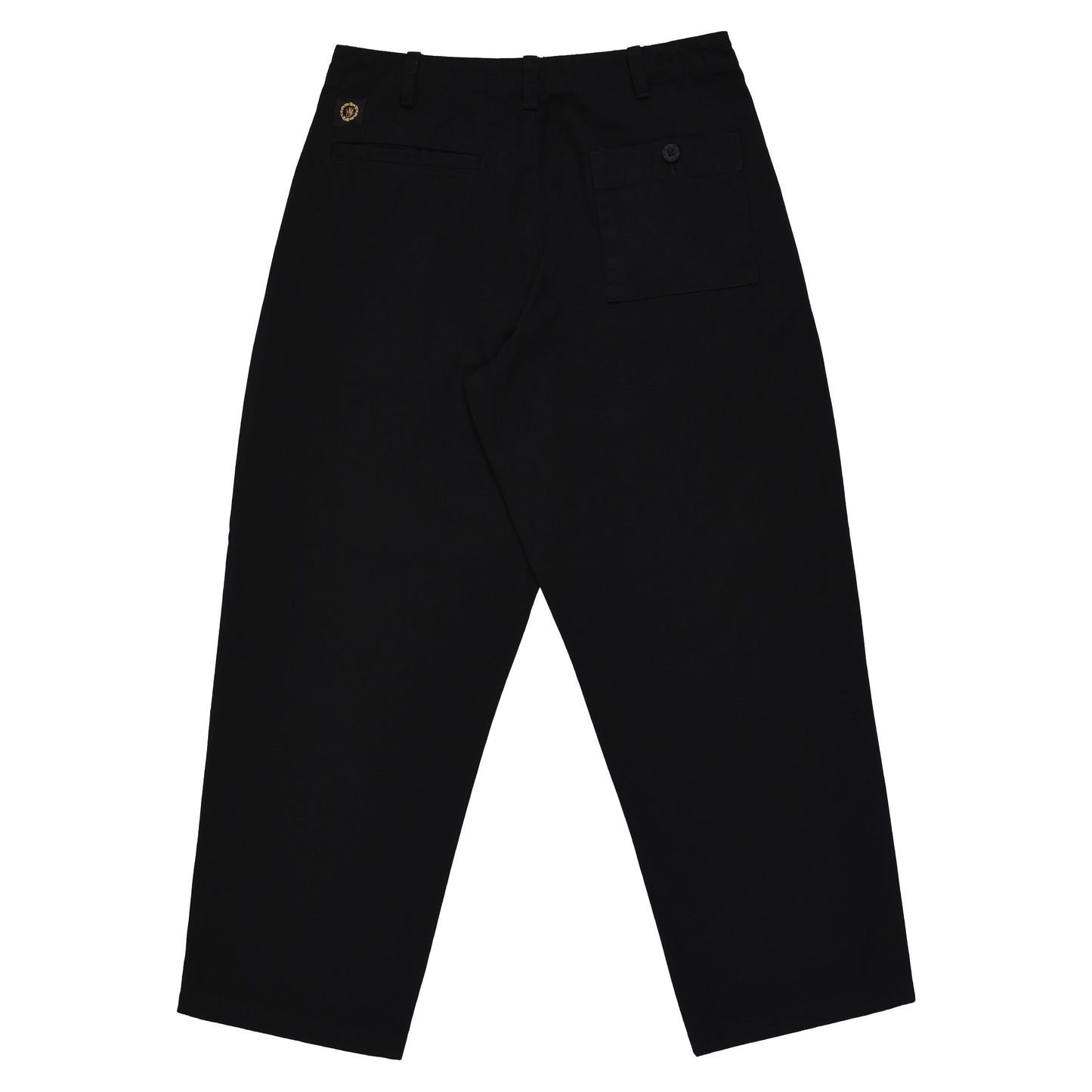 Quasi Warren Trouser Pant (Washed Black) - Black
