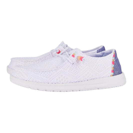 Hey Dude Wendy Boho Crochet - White