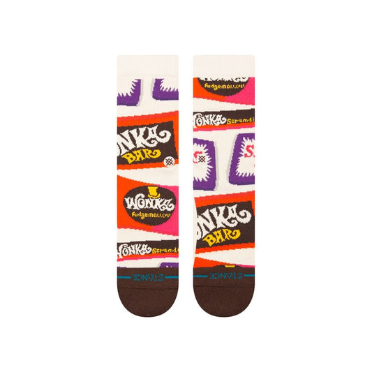 Willy Wonka By Jay Howell Wonka Bars Sock - Brown