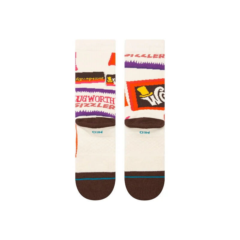 Willy Wonka By Jay Howell Wonka Bars Sock - Brown