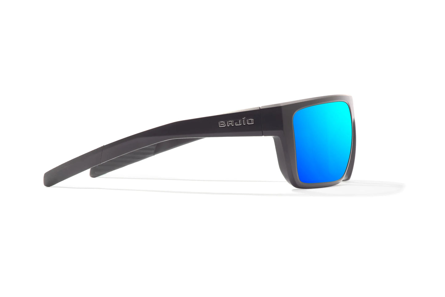 Zapata Black Matte / Blue Mirror Glass Lens