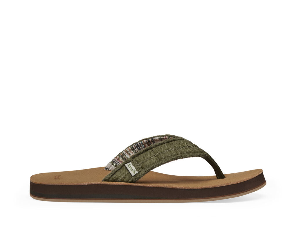 Sanuk Fraidy Jute Flip Flop in Natural