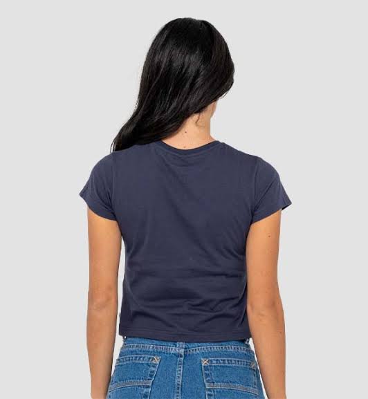 Essentials Relaxed Mini Tee - Navy Blue